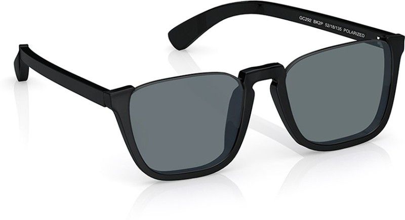 Polarized Wayfarer Sunglasses (52)  (For Men, Grey)
