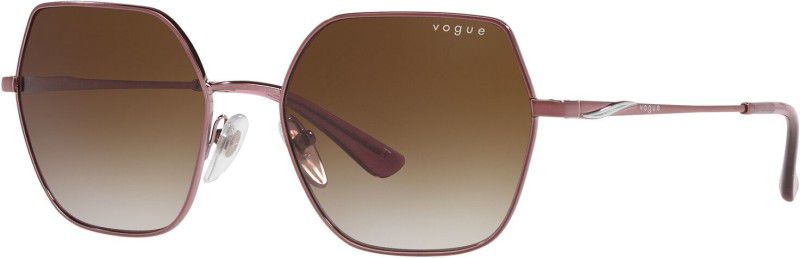 UV Protection Shield Sunglasses (54)  (For Women, Brown)