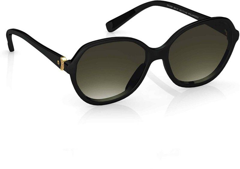 UV Protection Wayfarer Sunglasses (58)  (For Women, Black)
