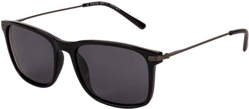 UV Protection, Riding Glasses Rectangular Sunglasses (56)  (For Men, Grey)