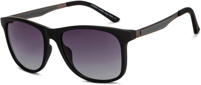 Polarized, UV Protection Wayfarer Sunglasses (54)  (For Men & Women, Blue)