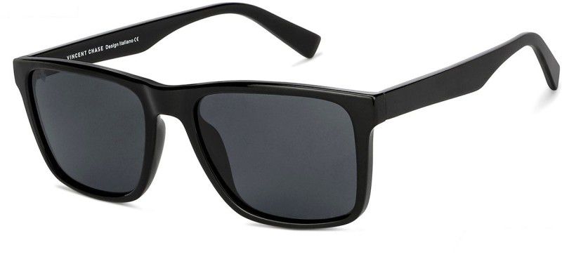 by Lenskart Polarized, UV Protection Wayfarer Sunglasses (56)  (For Men & Women, Grey)