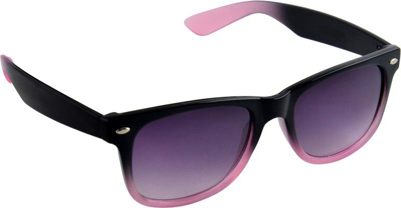 UV Protection, Gradient, Riding Glasses Retro Square Sunglasses (50)  (For Men & Women, Violet)