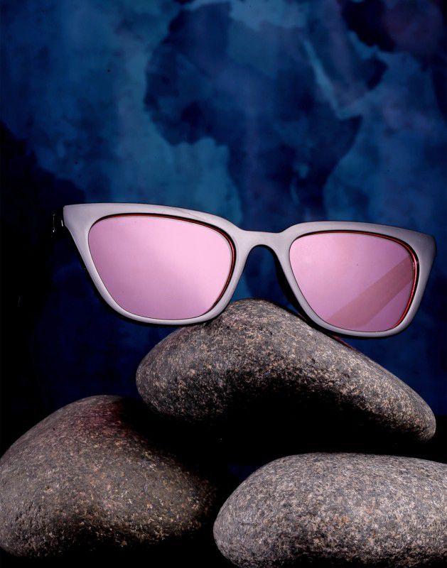 UV Protection Wayfarer Sunglasses (55)  (For Women, Pink)