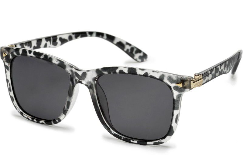 UV Protection, Polarized Rectangular Sunglasses (55)  (For Men & Women, Grey)