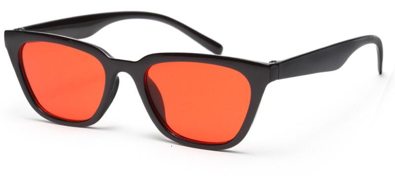 UV Protection Rectangular Sunglasses (55)  (For Men & Women, Red)