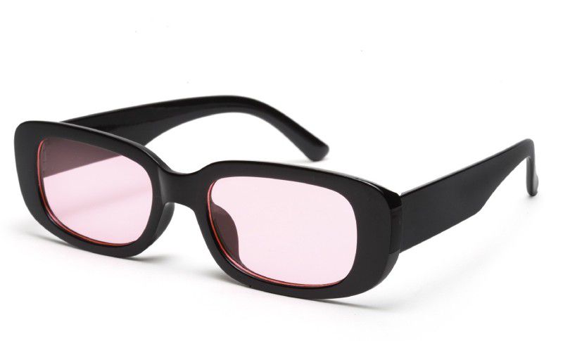 UV Protection Rectangular Sunglasses (55)  (For Men & Women, Pink)
