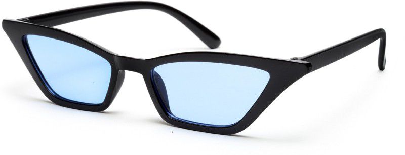 UV Protection Rectangular Sunglasses (55)  (For Women, Blue)