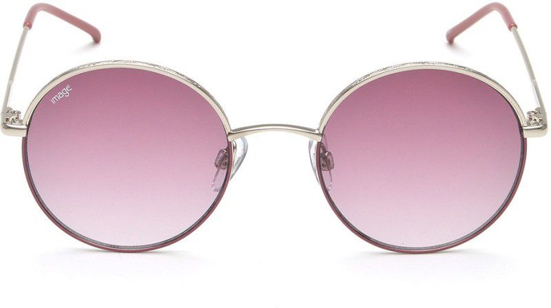 UV Protection Round Sunglasses (50)  (For Women, Pink)