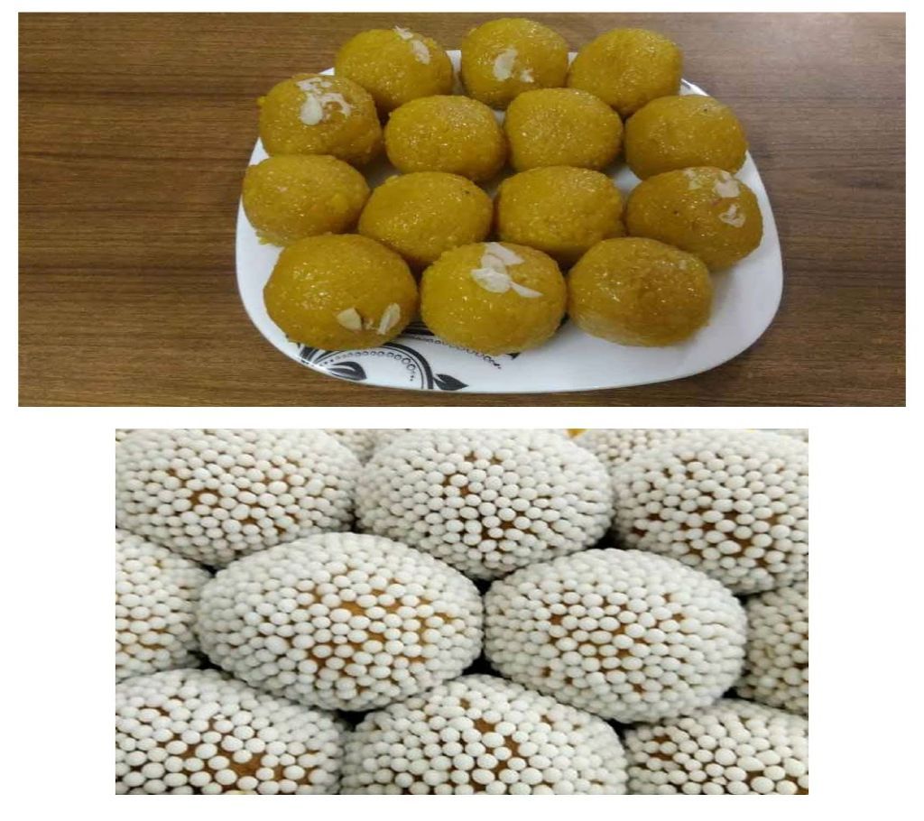 Moticur laddu 1 kg+ Roskodom Sweets 1 kg (2kg Box) Combo BD