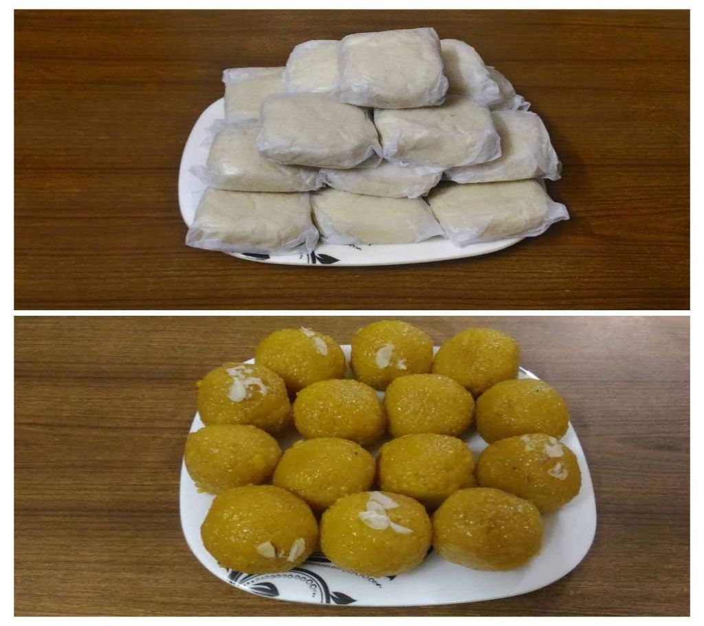 1kg Motigcur Laddu]+ 1kg Monda Mukta gachar (2kg Box) Combo BD