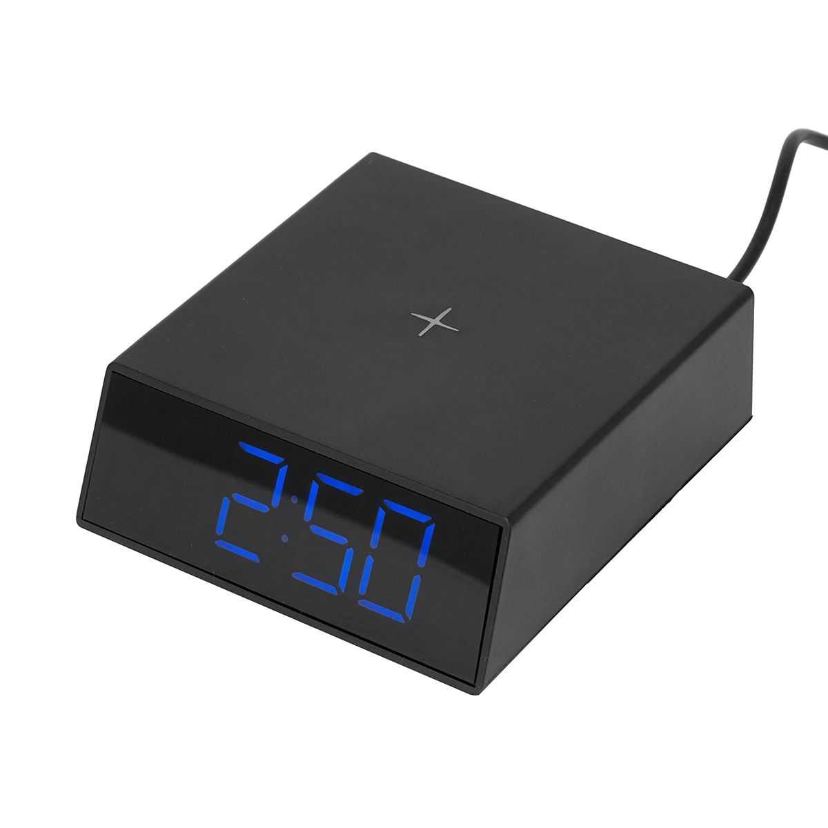 Wireless Charging Clock - Black