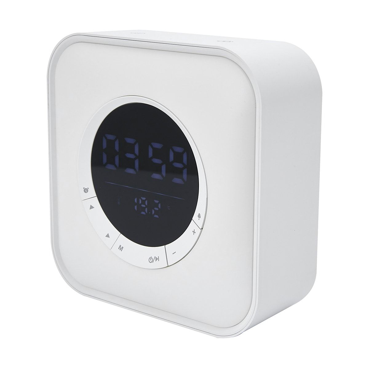 RGB Alarm Clock with Bluetooth Speaker