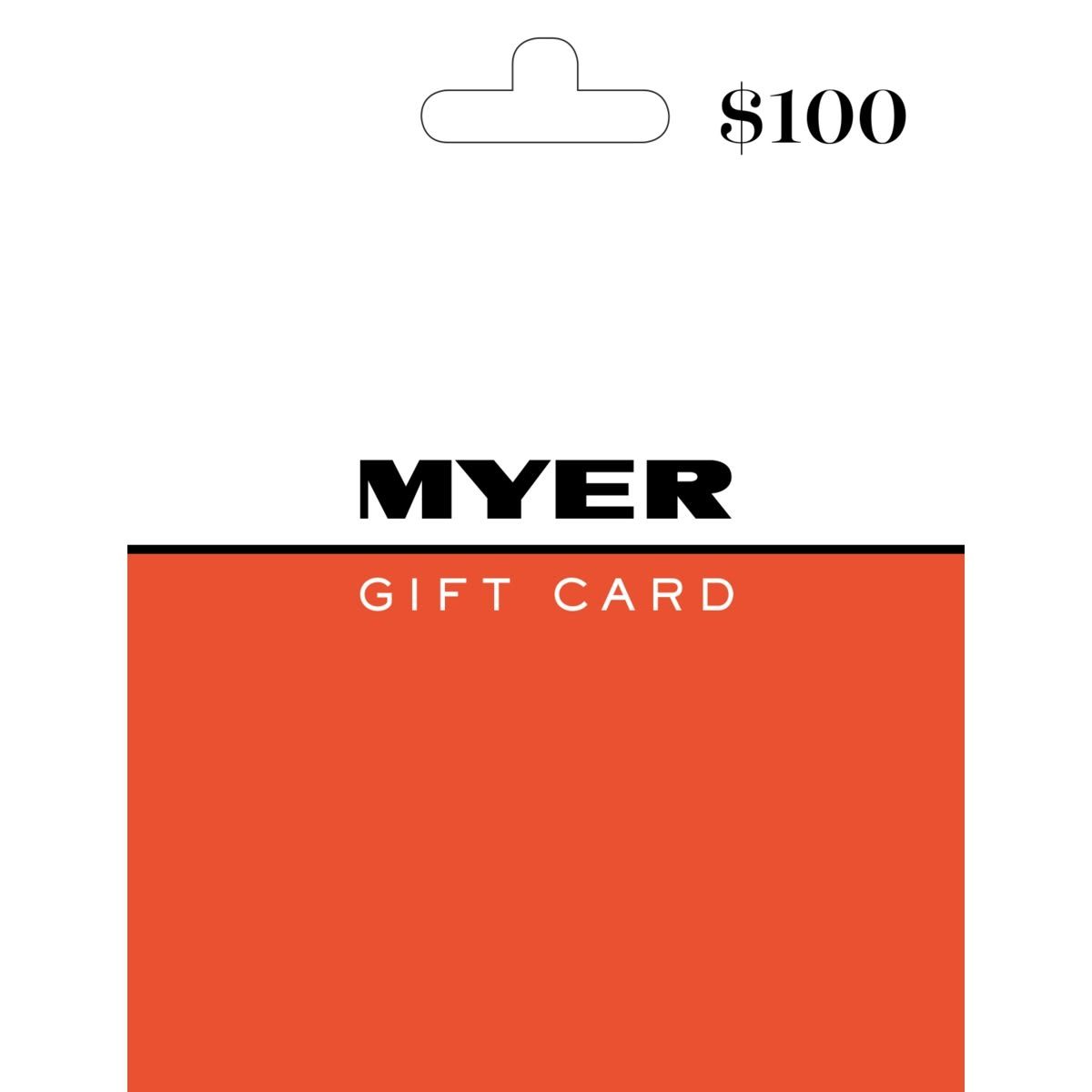 MYER $100 Gift Card