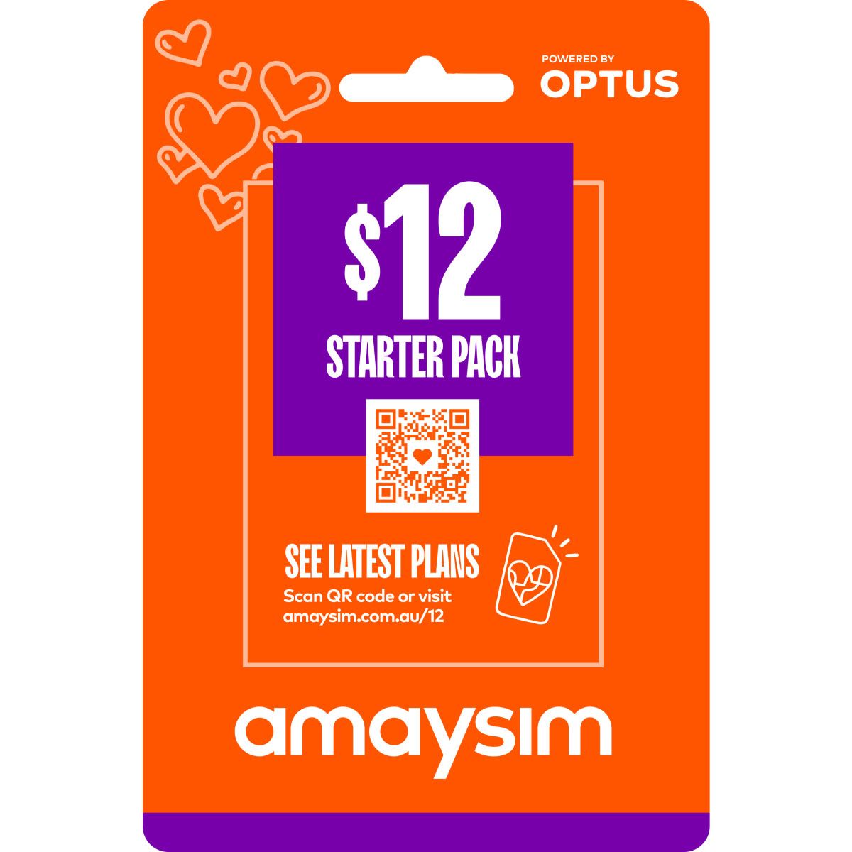Amaysim $12 Starter Pack