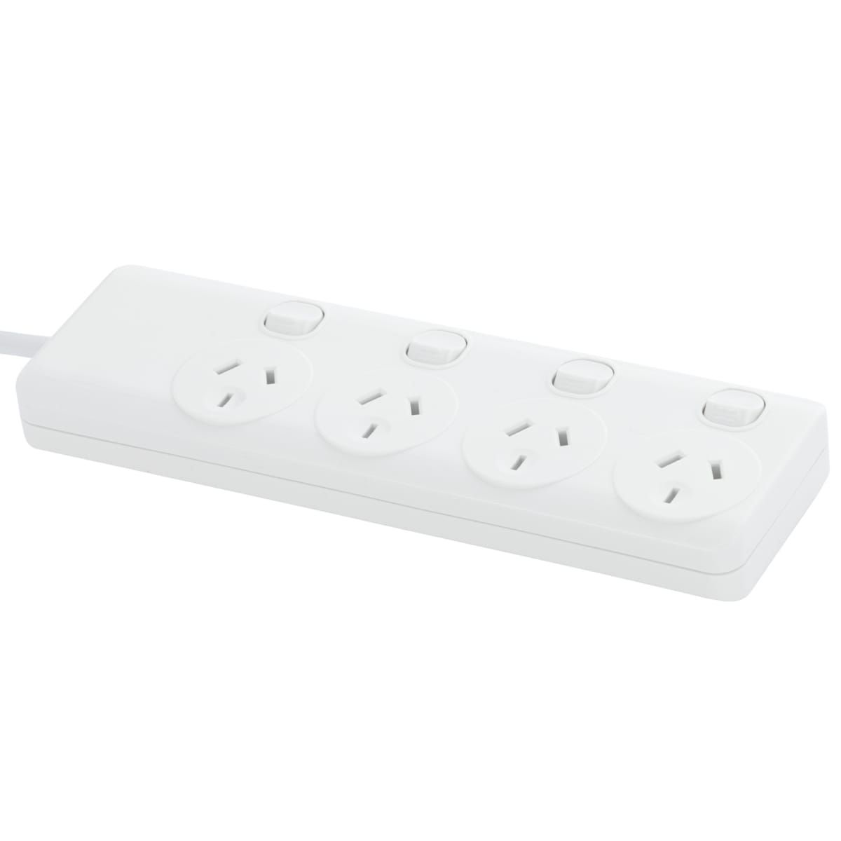Individually Switch 4 Outlet Powerboard