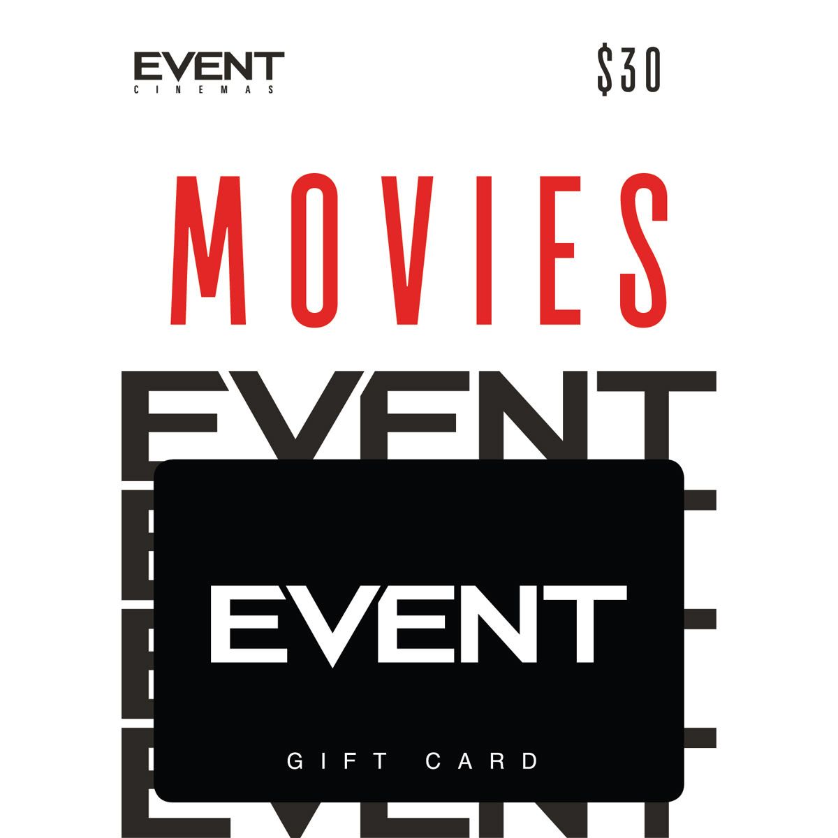 Event Cinemas $30 Gift Card