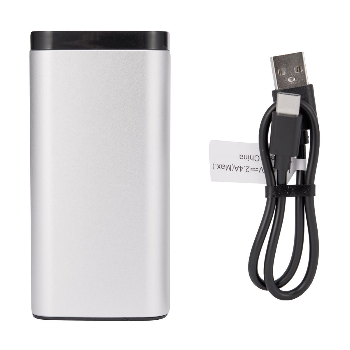 Portable Charger 20000 mAh 65W - Silver