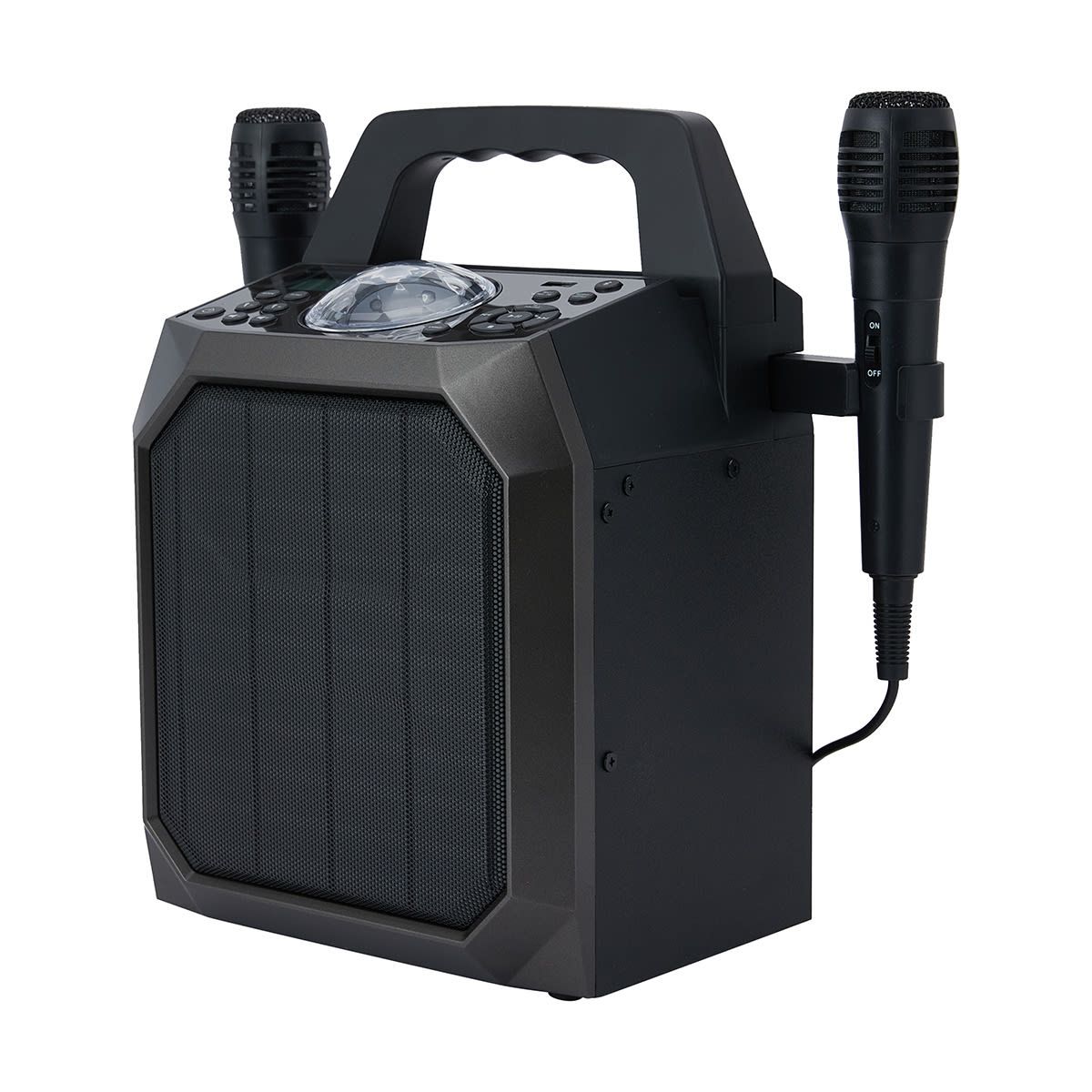 Karaoke Party Speaker with LED Lights and 2 Microphones