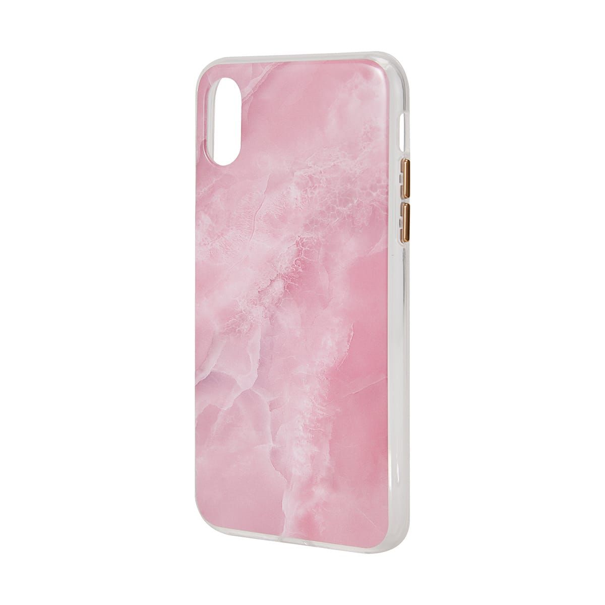 iPhone X/XS Marble Look Case - Pink