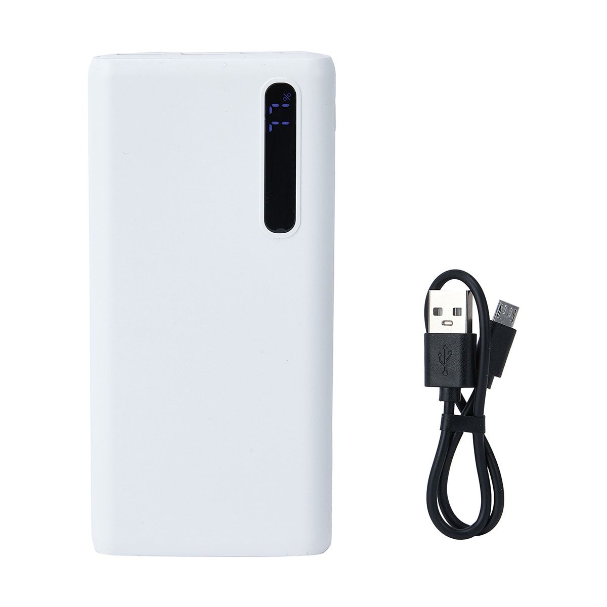 10,000mAh Portable Charger USB-C - White