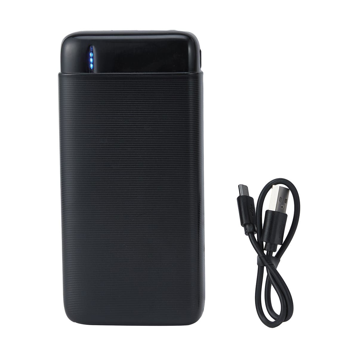 20,000mAh Portable Charger - Black