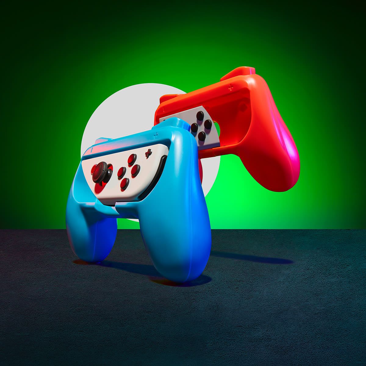 Switch Grips - Red & Blue