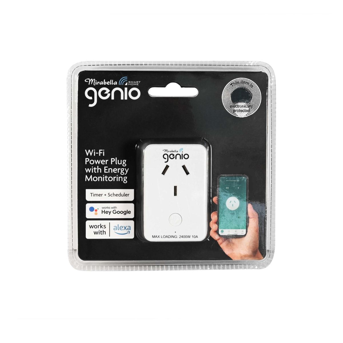 Mirabella Genio Wi-Fi Power Plug with Energy Monitor