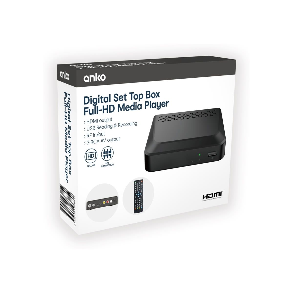 Digital Set Top Box Full-HD Media Player