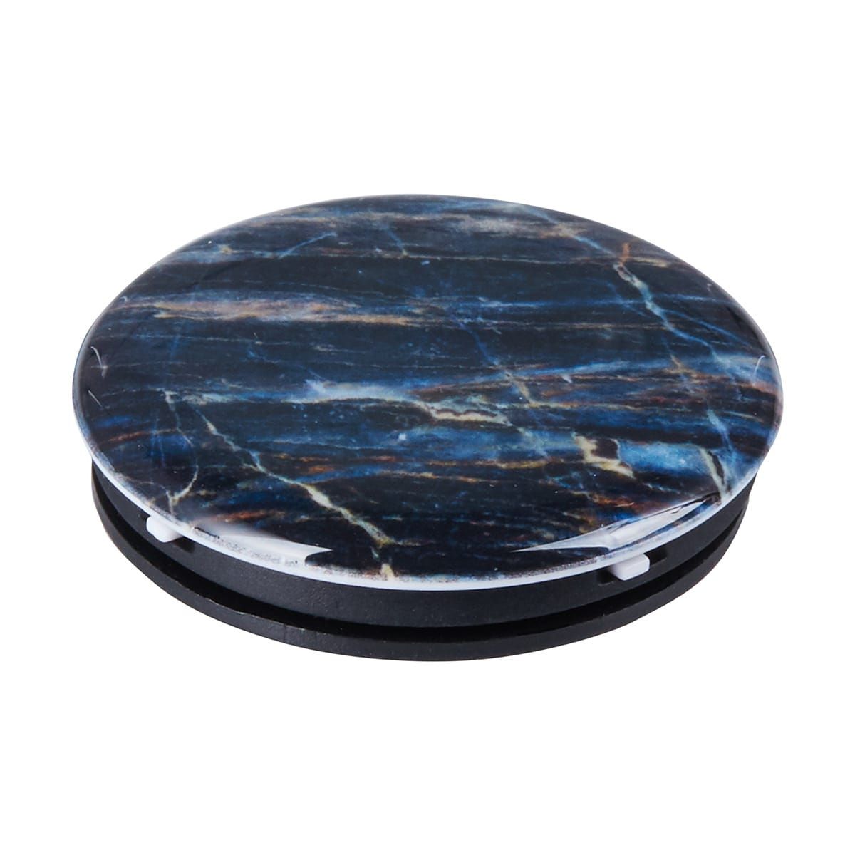 Finger Grip Phone Stand Black Marble Look