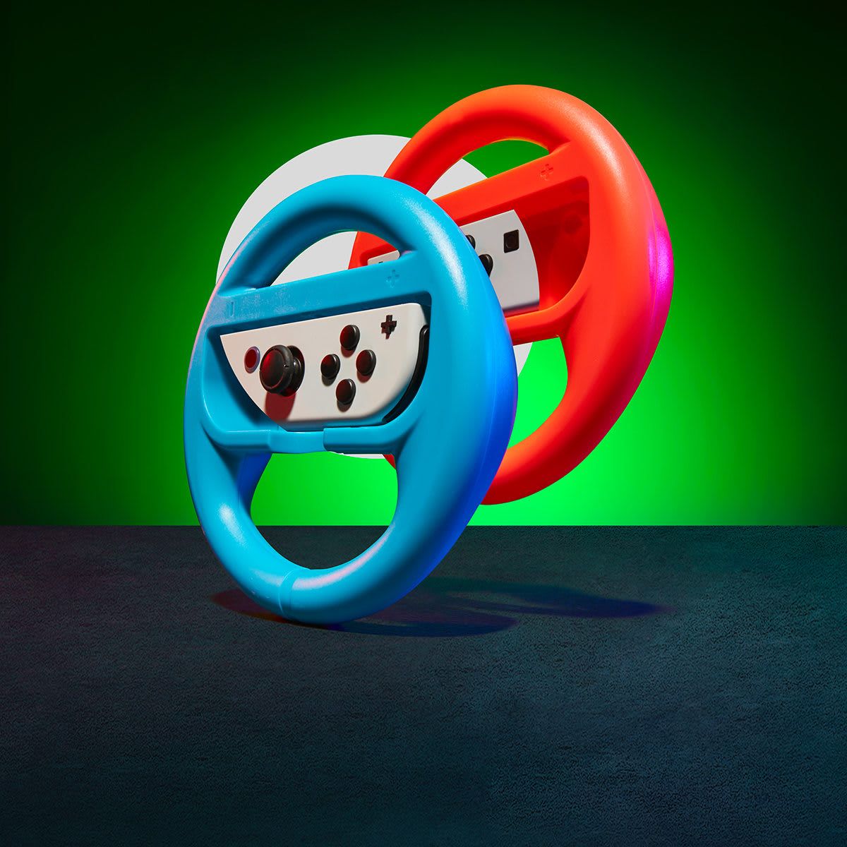 Switch Steering Wheel - Red & Blue