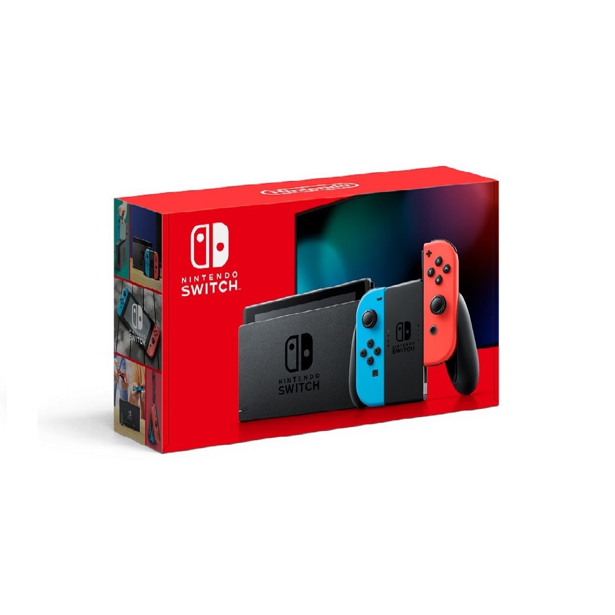 Nintendo Switch Console - Neon Red and Neon Blue