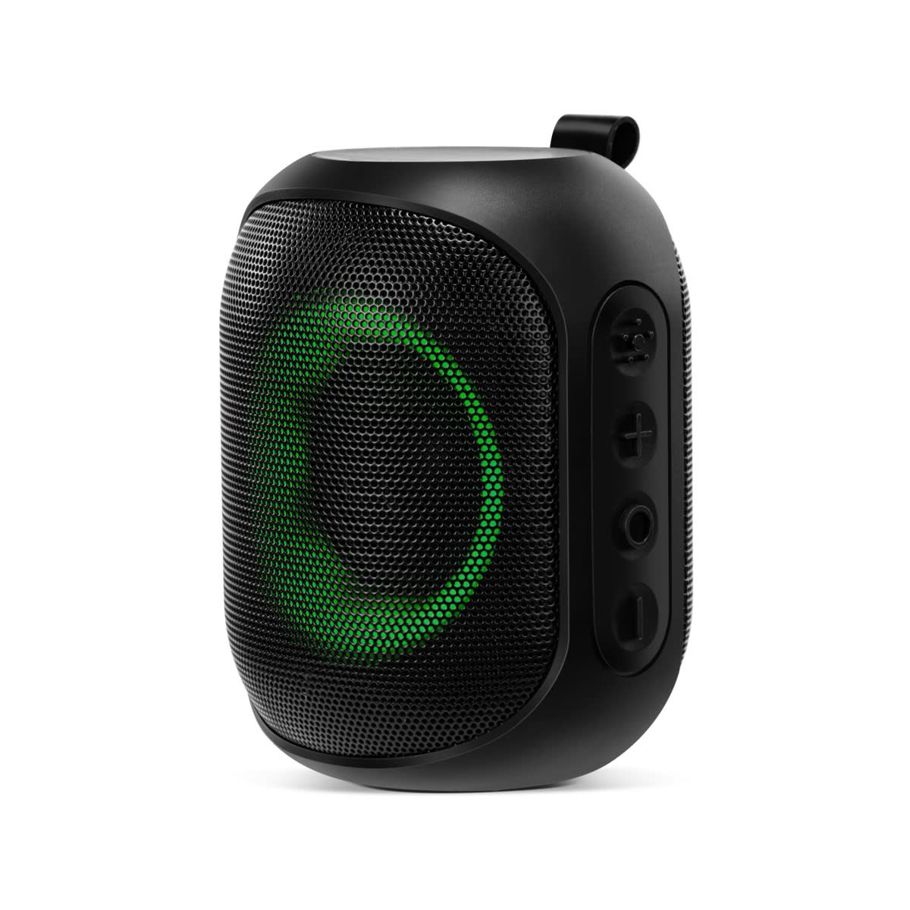 Bluetooth Portable Speaker Pro Mini with RGB Lights - Black