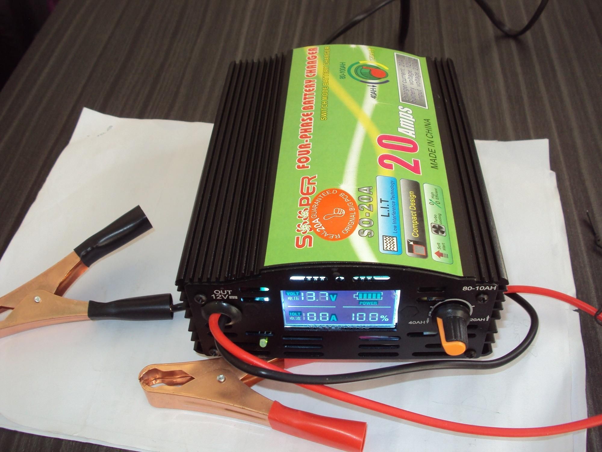 Battery Charger full Auto & Digital-20 Ah
