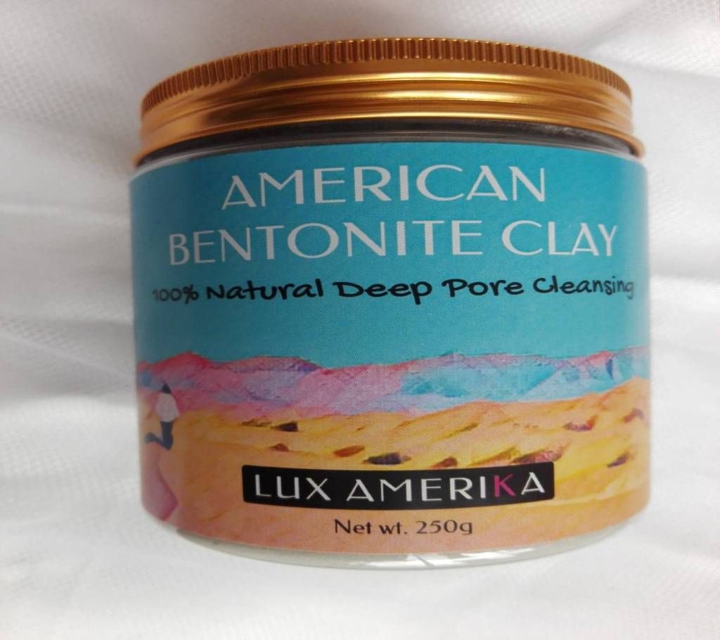 American Bentonite Clay-250g- 100% Natural Deep Pore Cleansing (Imported)