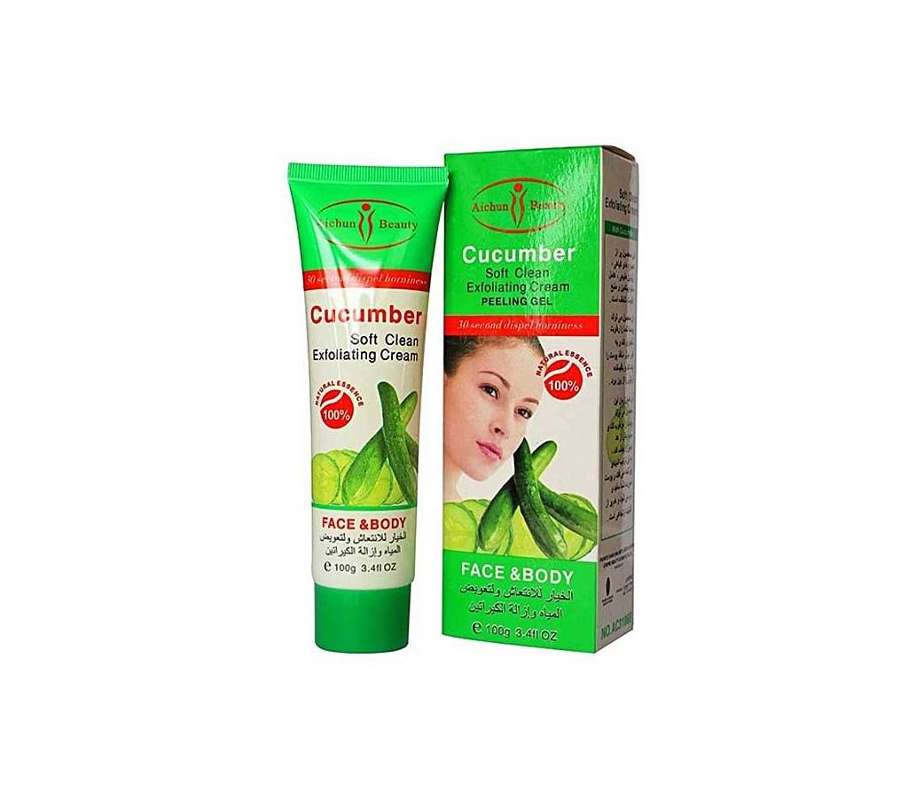 Aichun Beauty Cucumber Soft Clean Exfoliating Cream Peeling Gel - 100 g
