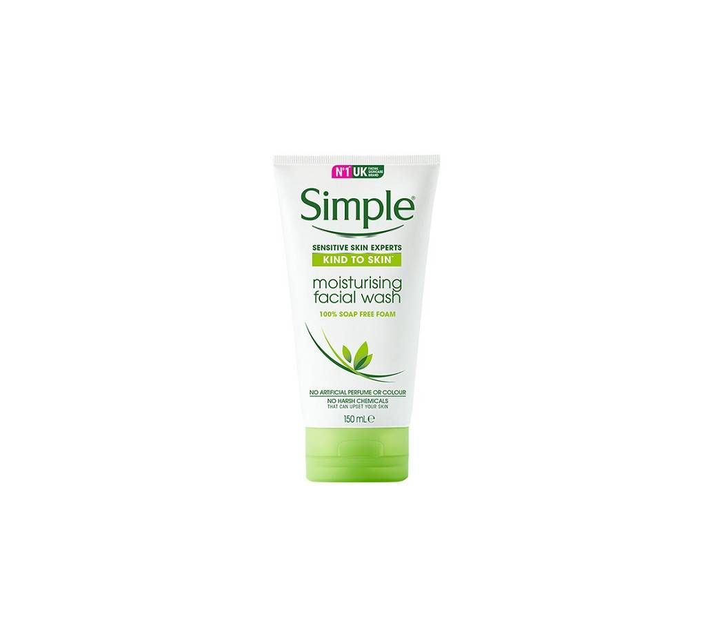 Simple Kind To Skin Moisturising Facial Wash 150ml - UK