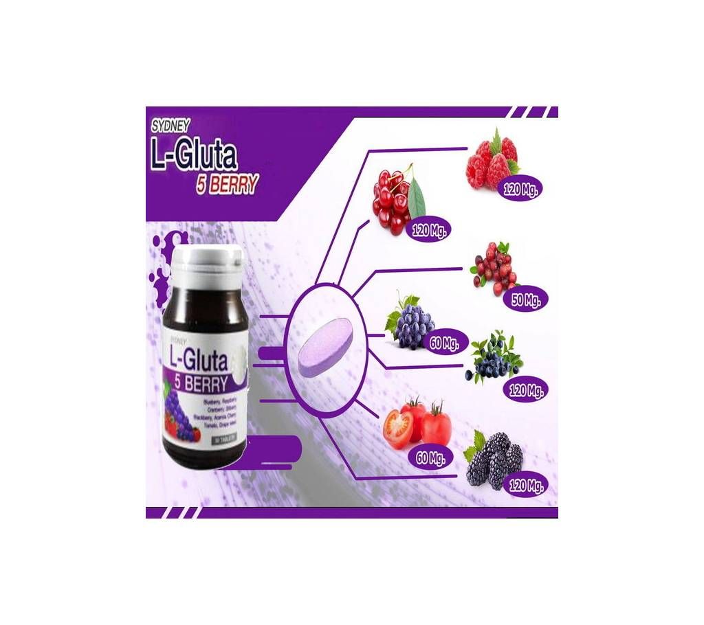 L-Gluta 5 Berry capsul  imported from sydney
