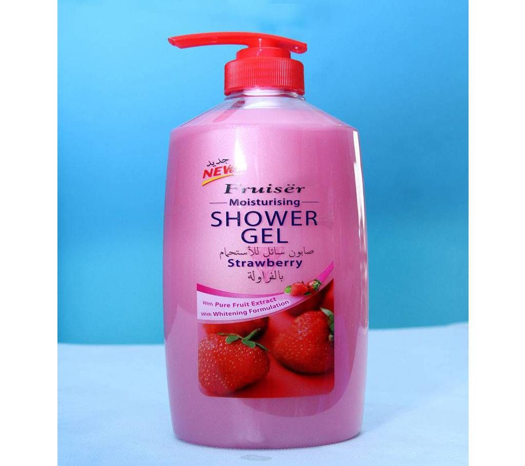 Fruiser Moisturising Shower Gel (Strawberry) - 800ml