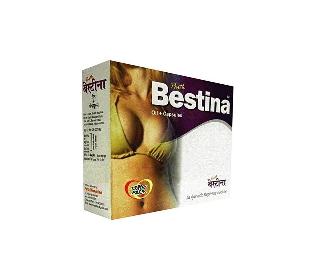 Bestina Breast Enlargement Oil and Capsules - 50ml and 30 Capsules