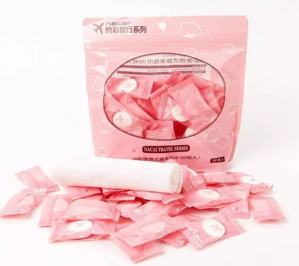 Compressed Face Towel- 50Pcs