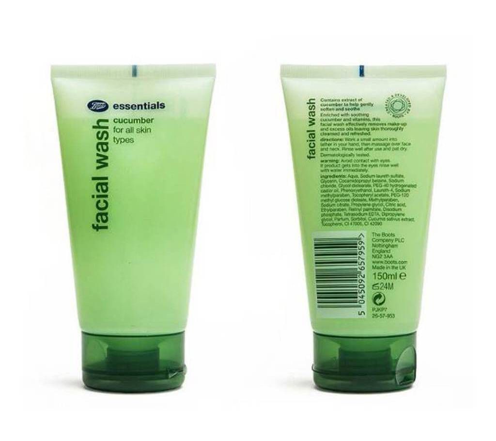BOOTS Essentials Face Wash UK - 150ml (UK)