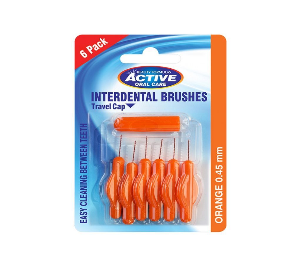 Beauty Formulas Active Oral Care Interdental Brushes 0.45 mm