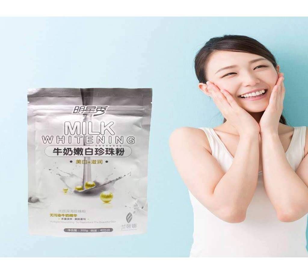 Milk Whitening Pearl Powder China 300 gm