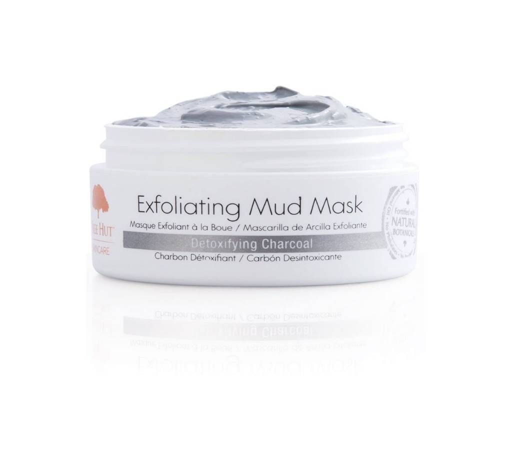 Tree Hut Skincare Exfoliating Mud Mask Detoxifying Charcoal 82 g