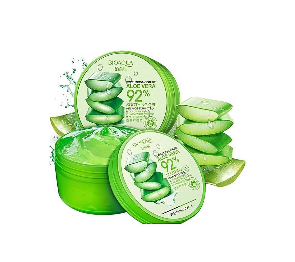 BIOAQUA Aloe Vera 92% Soothing Gel - 220g