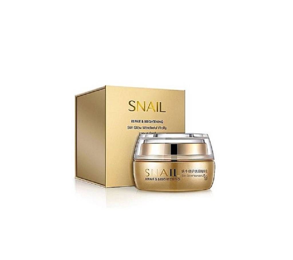 BIOAQUA Snail Repair and Brightening Skin glow wonderful cream - 50g