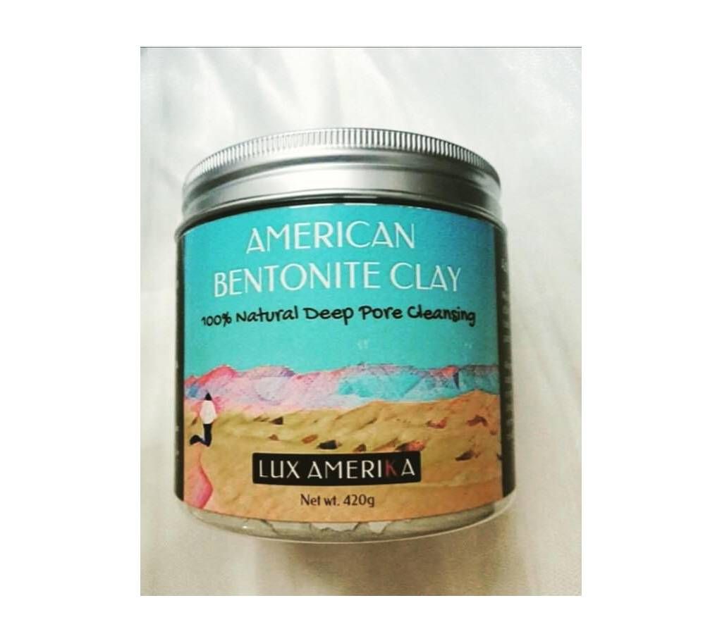 American Bentonite Clay- 100% Natural Deep Pore Cleansing (Imported)