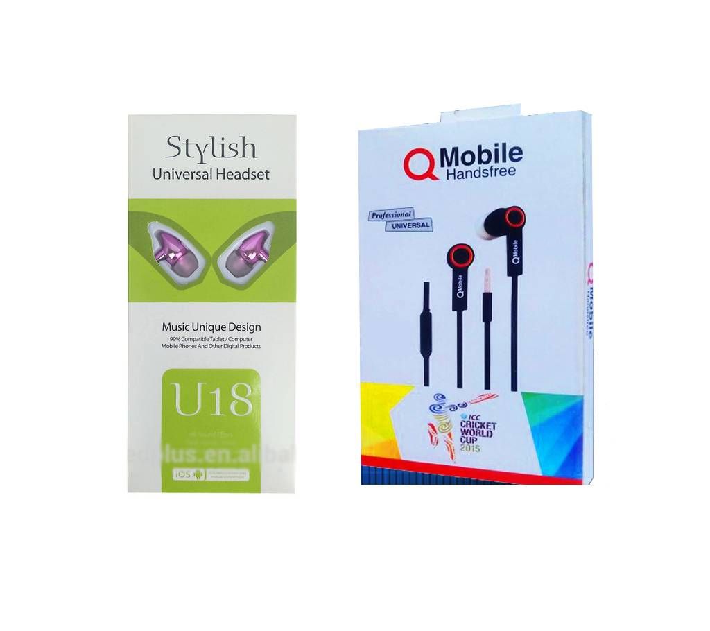 Mobile Headphone Combo 2 pces