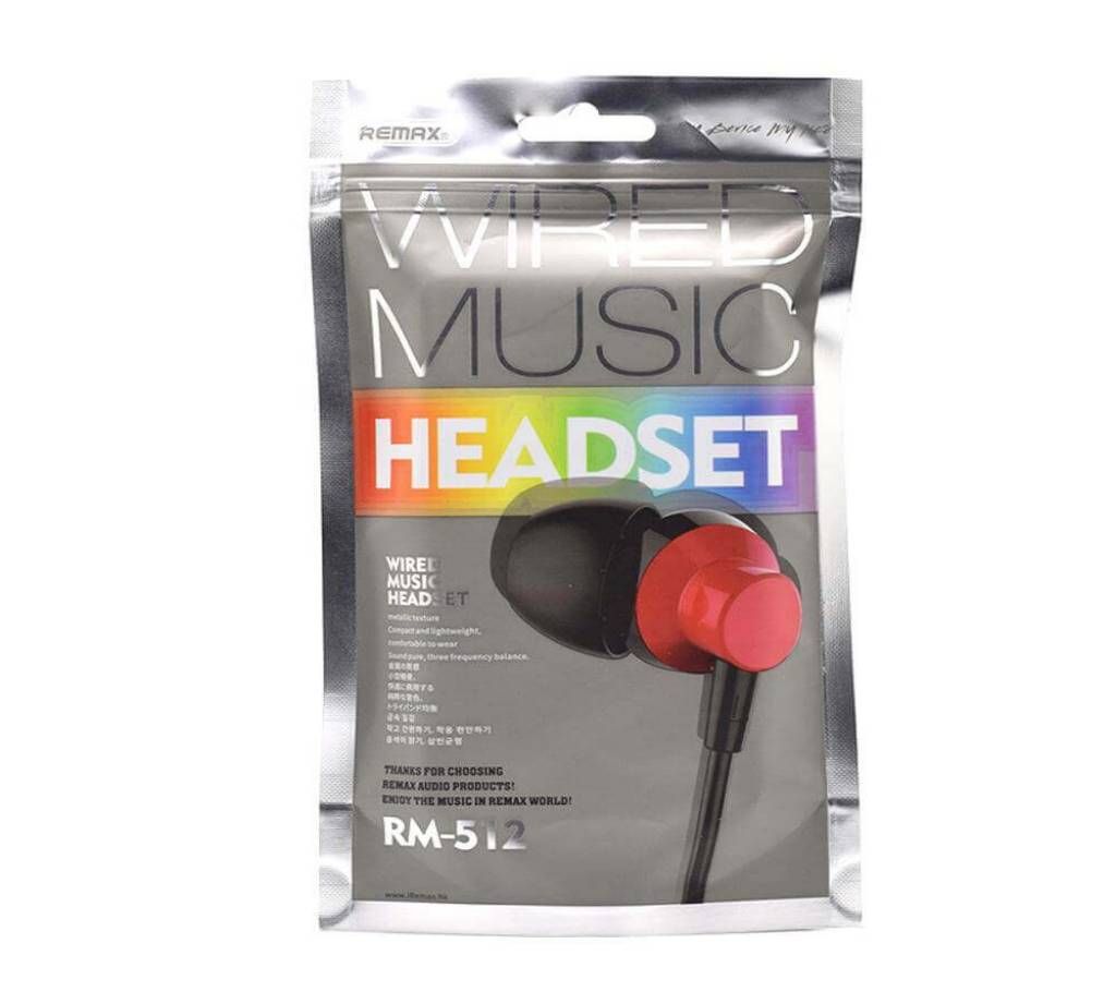 REMAX EARPHONE 512